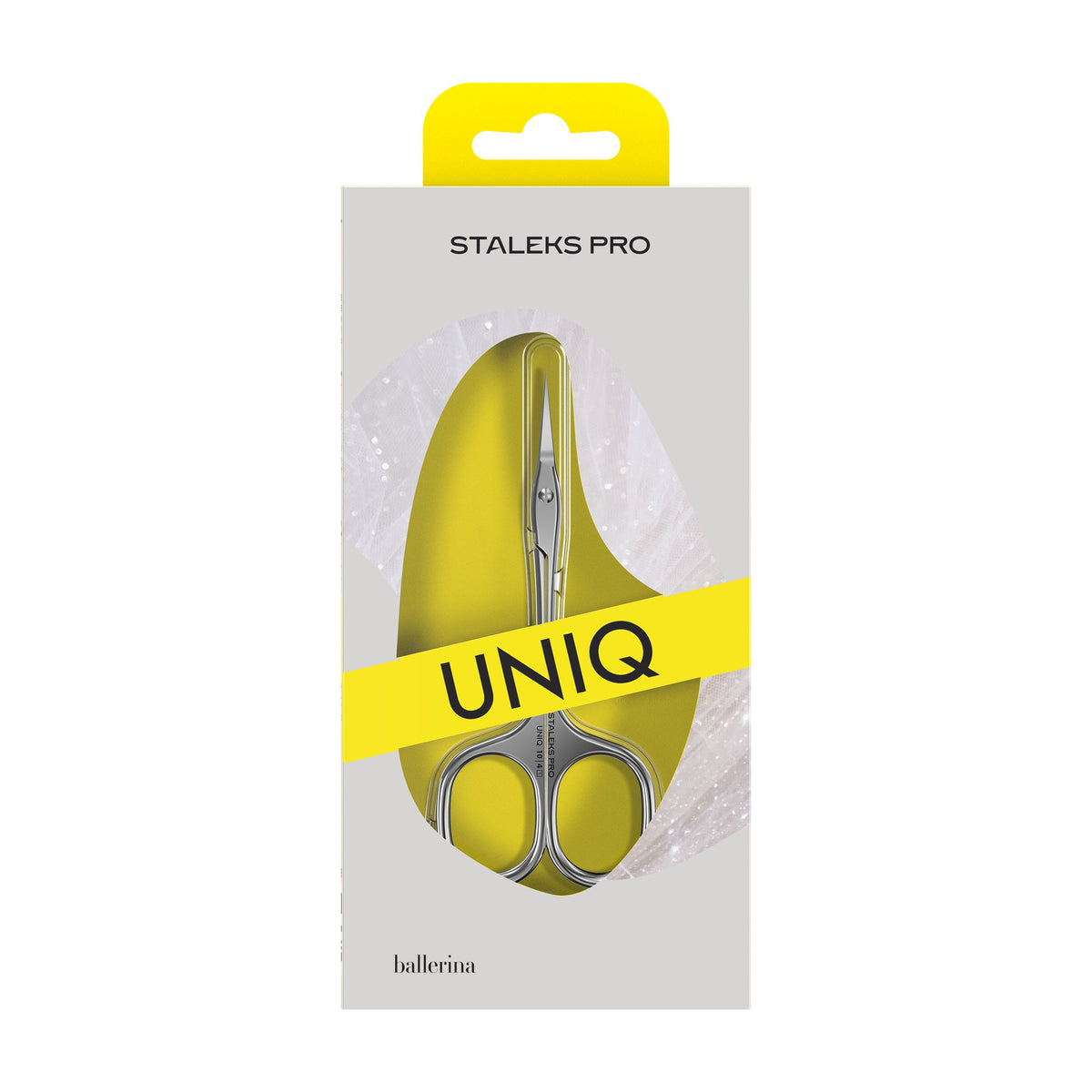 Tijera Cutícula Ballerina Staleks Uniq 10 Tipo 4 en su empaque original