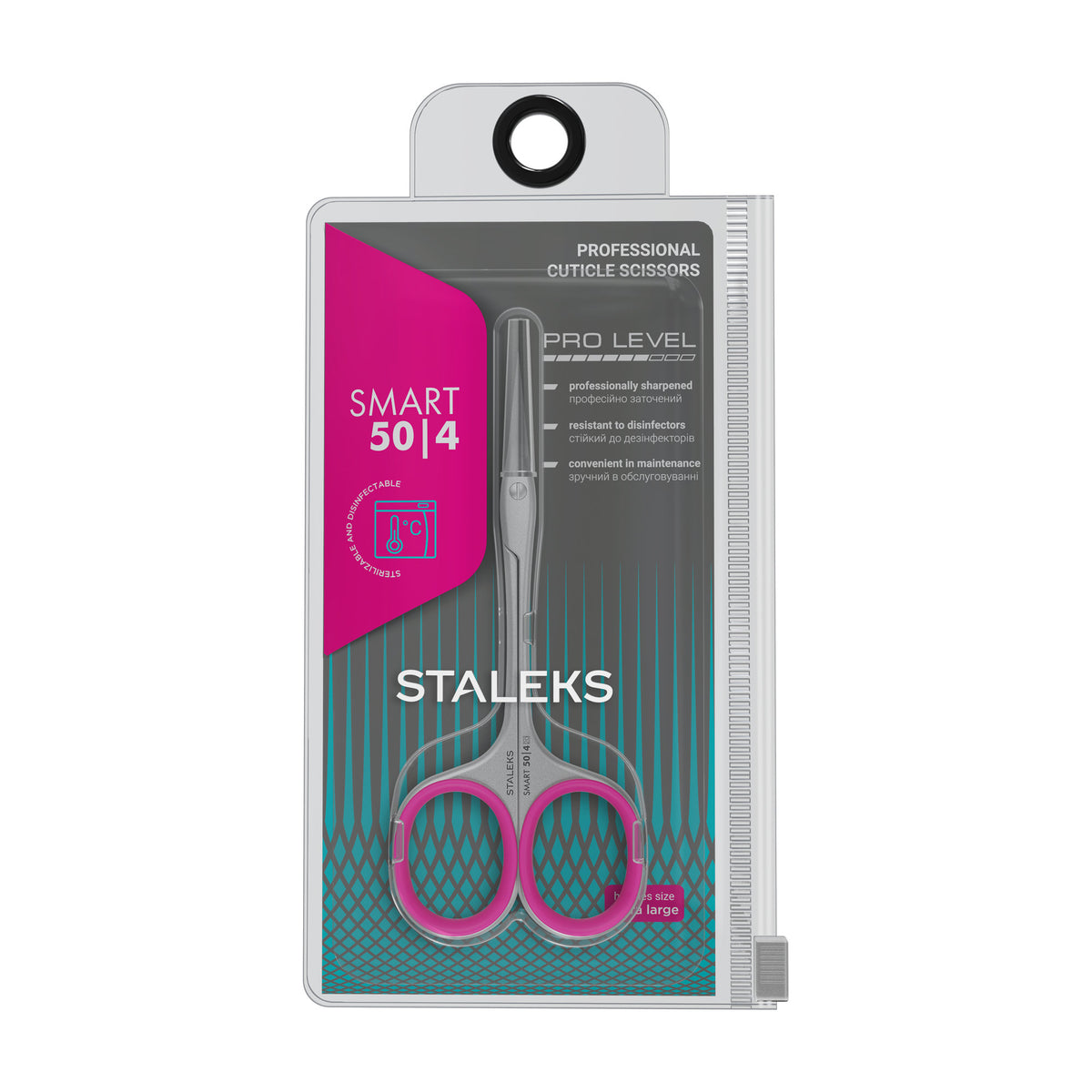 Tijera Cutícula Staleks Smart 50 Tipo 4 en su empaque original