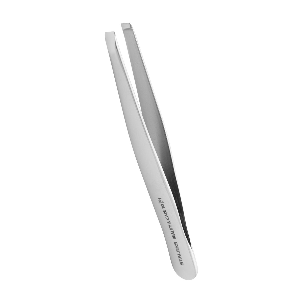 Pinza para Cejas Recta Ancha Staleks Beauty & Care 10 Tipo 1 en su empaque original (7)