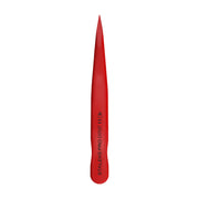 Pinza para Cejas en Punta Staleks Expert 11 Tipo 5 — Roja