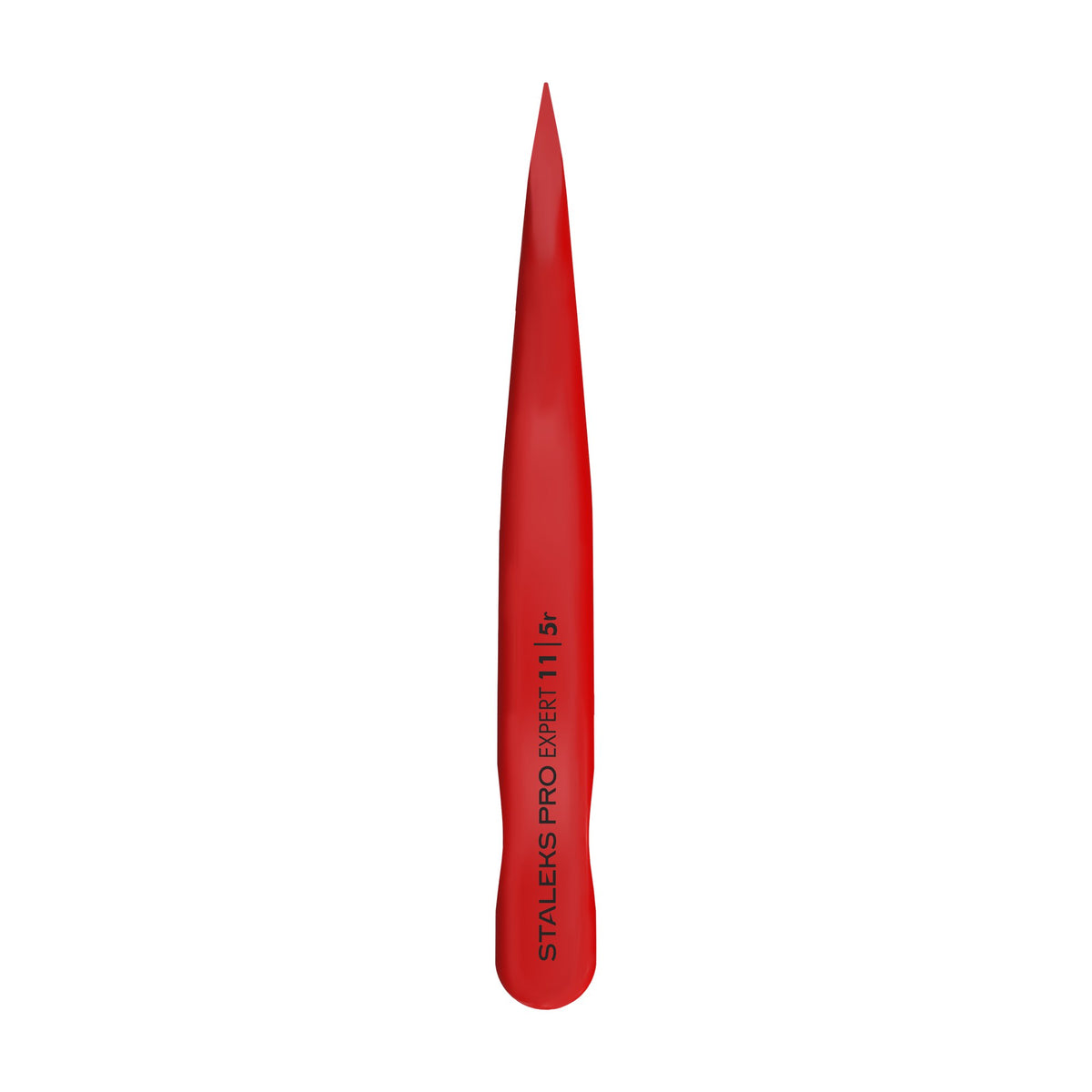 Pinza para Cejas en Punta Staleks Expert 11 Tipo 5 — Roja