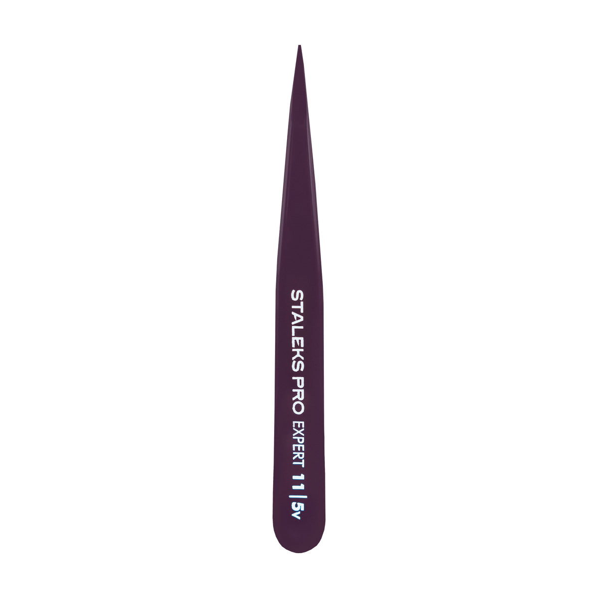 Pinza para Cejas en Punta Staleks Expert 11 Tipo 5 — Violeta