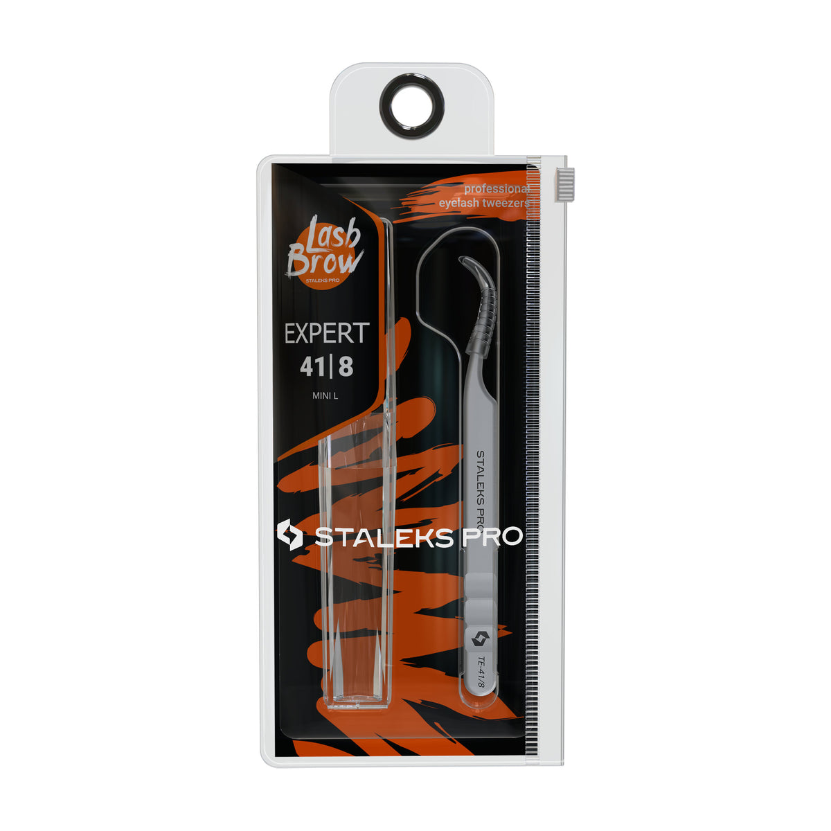 Pinza para Pestañas Mini L Staleks Expert 41 Tipo 8 en su empaque original
