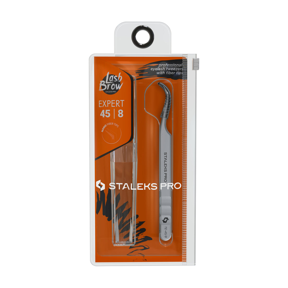Pinza para Pestañas Mini L Staleks Expert 45 Tipo 8 en su empaque original