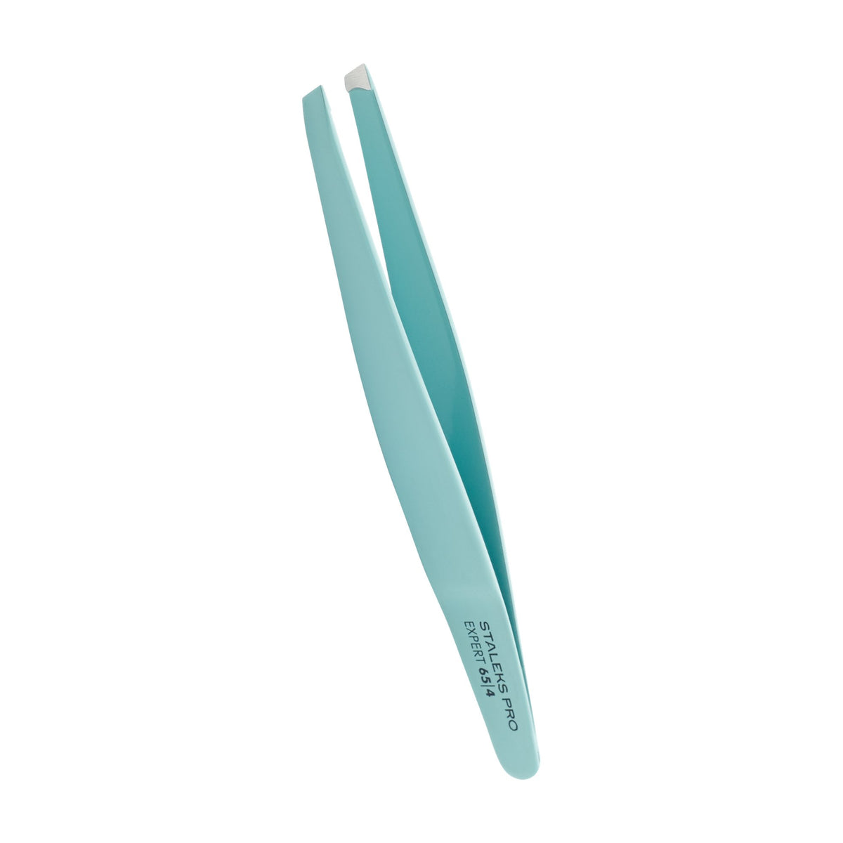Pinza para Cejas Biselada Staleks Expert 65 Tipo 4 — Azul