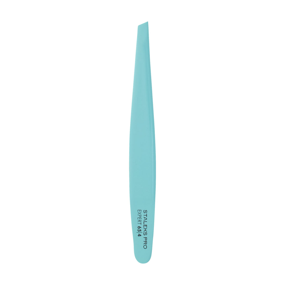 Pinza para Cejas Biselada Staleks Expert 65 Tipo 4 — Azul en su empaque original (7)