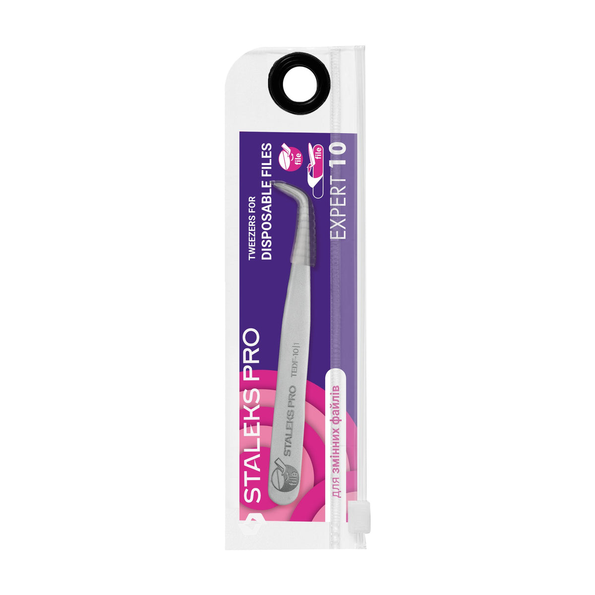 Pinza para Limas Descartables Staleks Expert 10 Tipo 1 en su empaque original