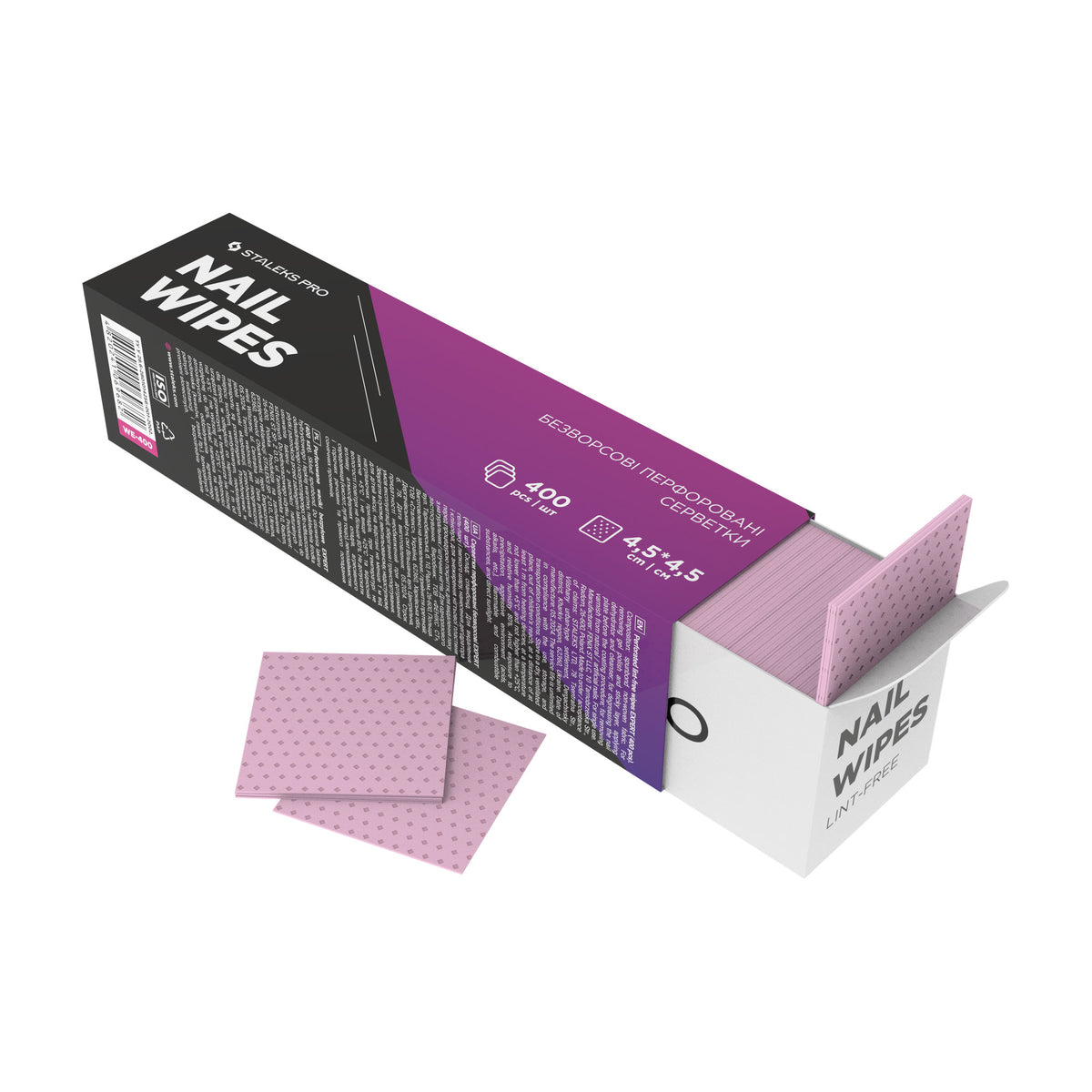 Toallitas Perforadas sin Pelusa Staleks Expert — 400 Unidades