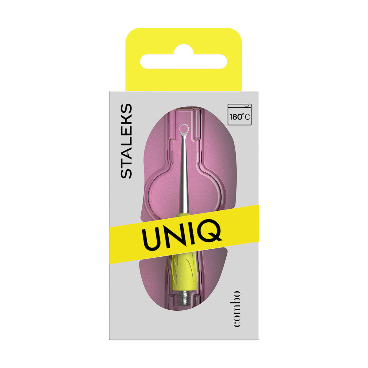 Repuesto Combo Repujador con Anillo Staleks Uniq 11 — Amarillo en su empaque original