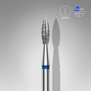 Fresa - Flama Azul Puntiaguda. Dámetro 2.3mm, parte de trabajo 8mm.  (STALEKS) (Copia)