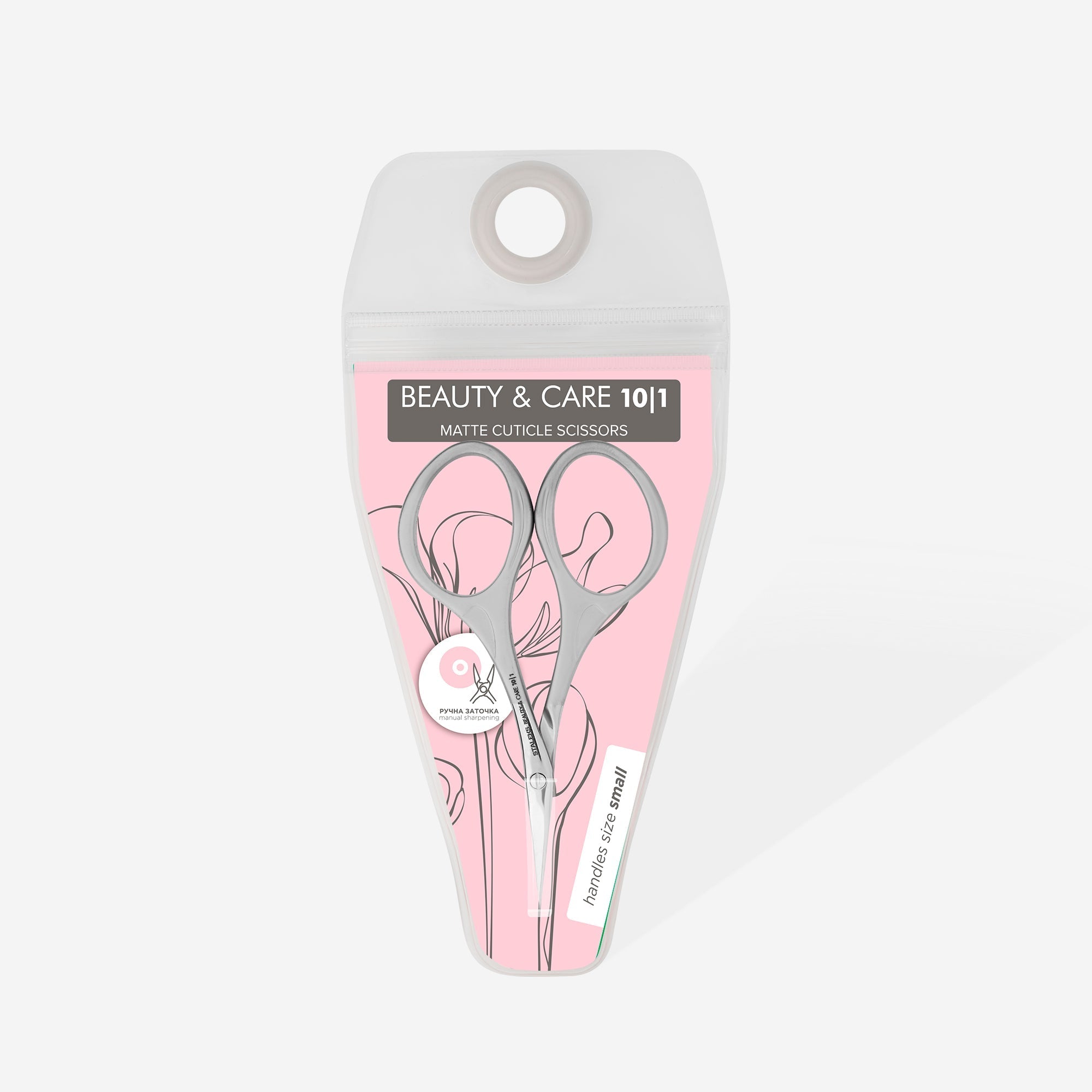 Tijeras para cutículas mate BEAUTY & CARE 10 TYPE 1