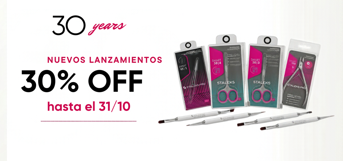 Staleks cumple 30 años: nuevos lanzamientos con 30% OFF hasta el 31/10