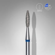 Fresa - Flama Azul Redondeada. Diametro 2.1mm, parte de trabajo 8mm  (STALEKS)
