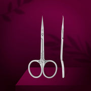 Tijeras profesionales para cutícula con gancho EXCLUSIVE 21 TIPO 1 (magnolia)