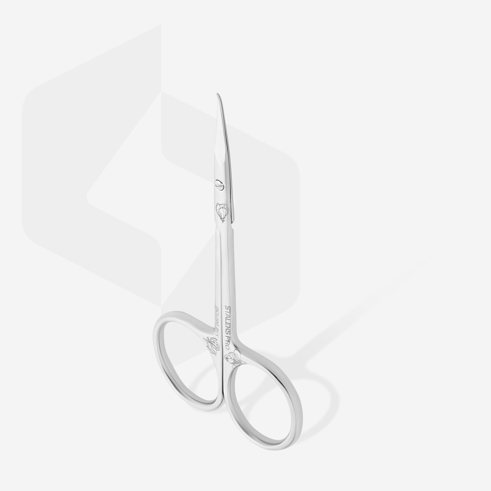 Tijeras profesionales para cutícula con gancho EXCLUSIVE 23 TIPO 1 (magnolia)