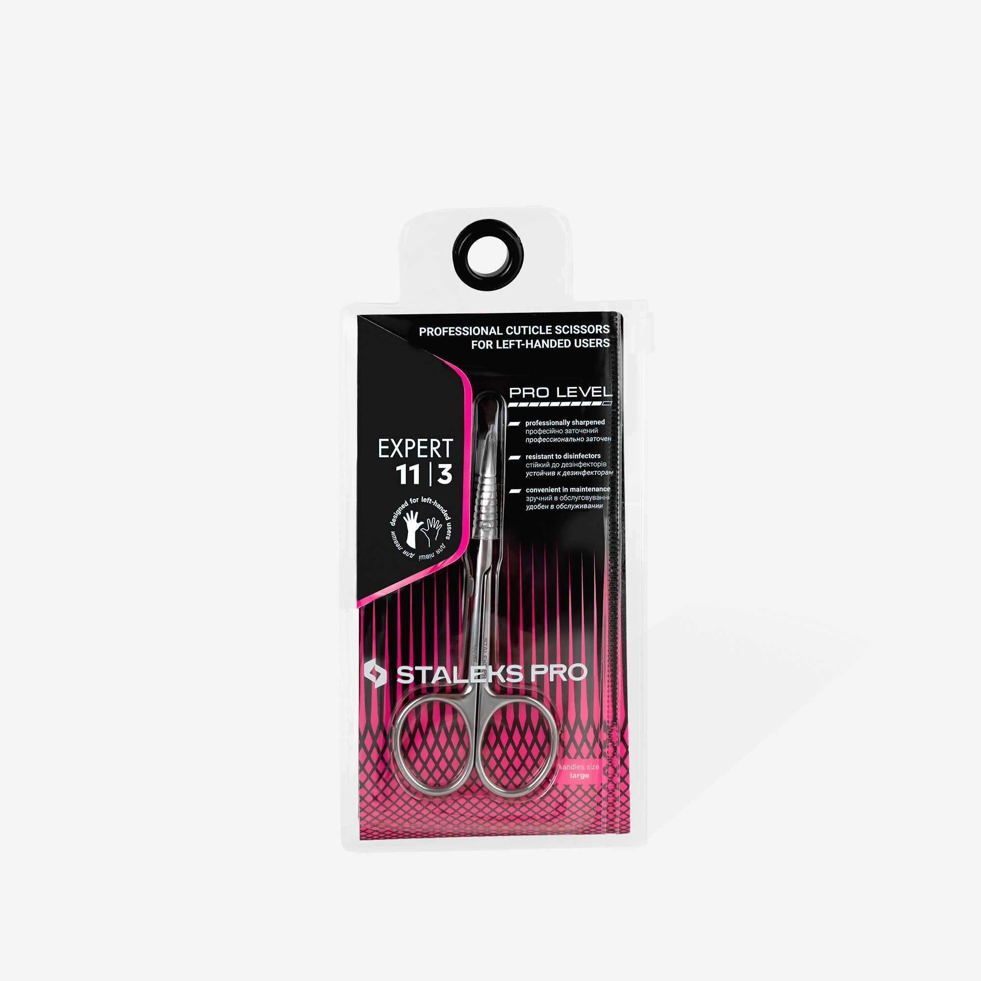 Tijeras profesionales para cutículas para zurdos EXPERT 11 TYPE 3