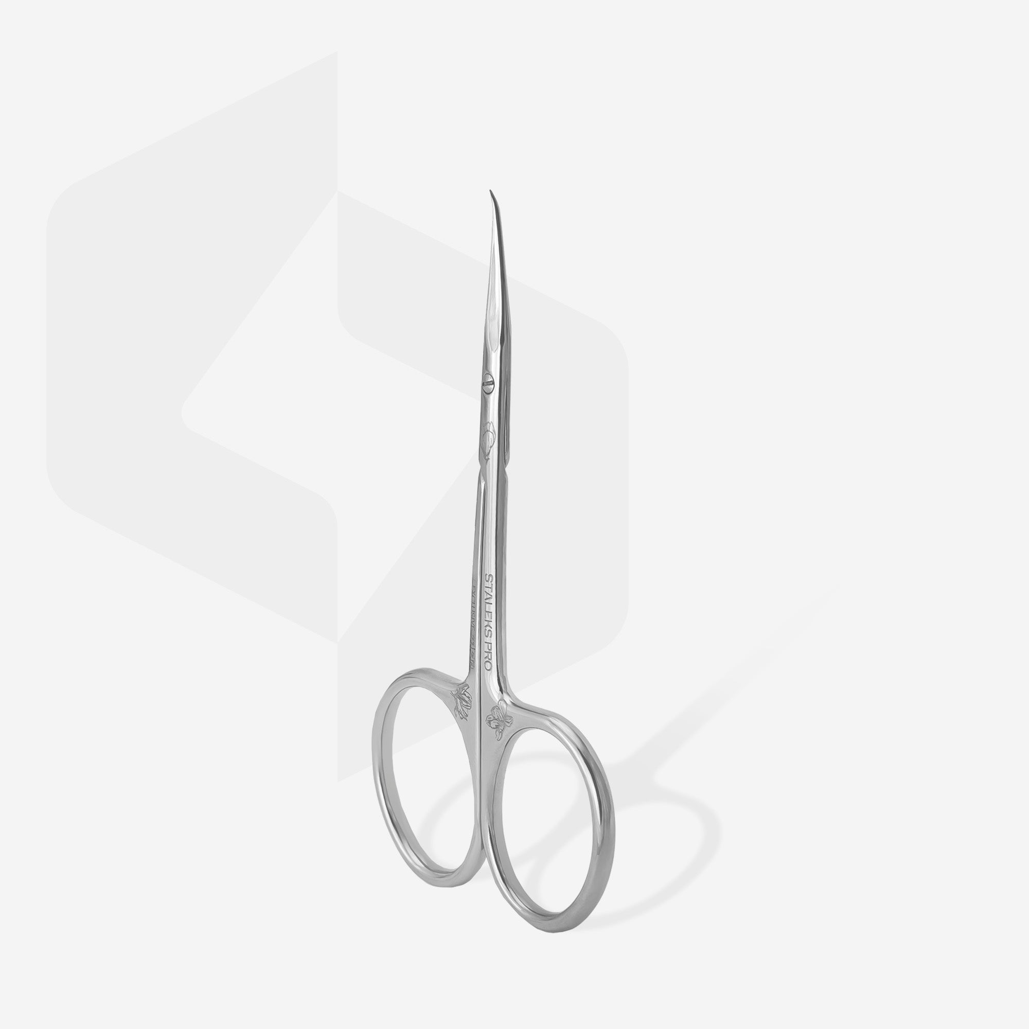 Tijeras profesionales para cutícula con gancho EXCLUSIVE 21 TIPO 2 (magnolia)