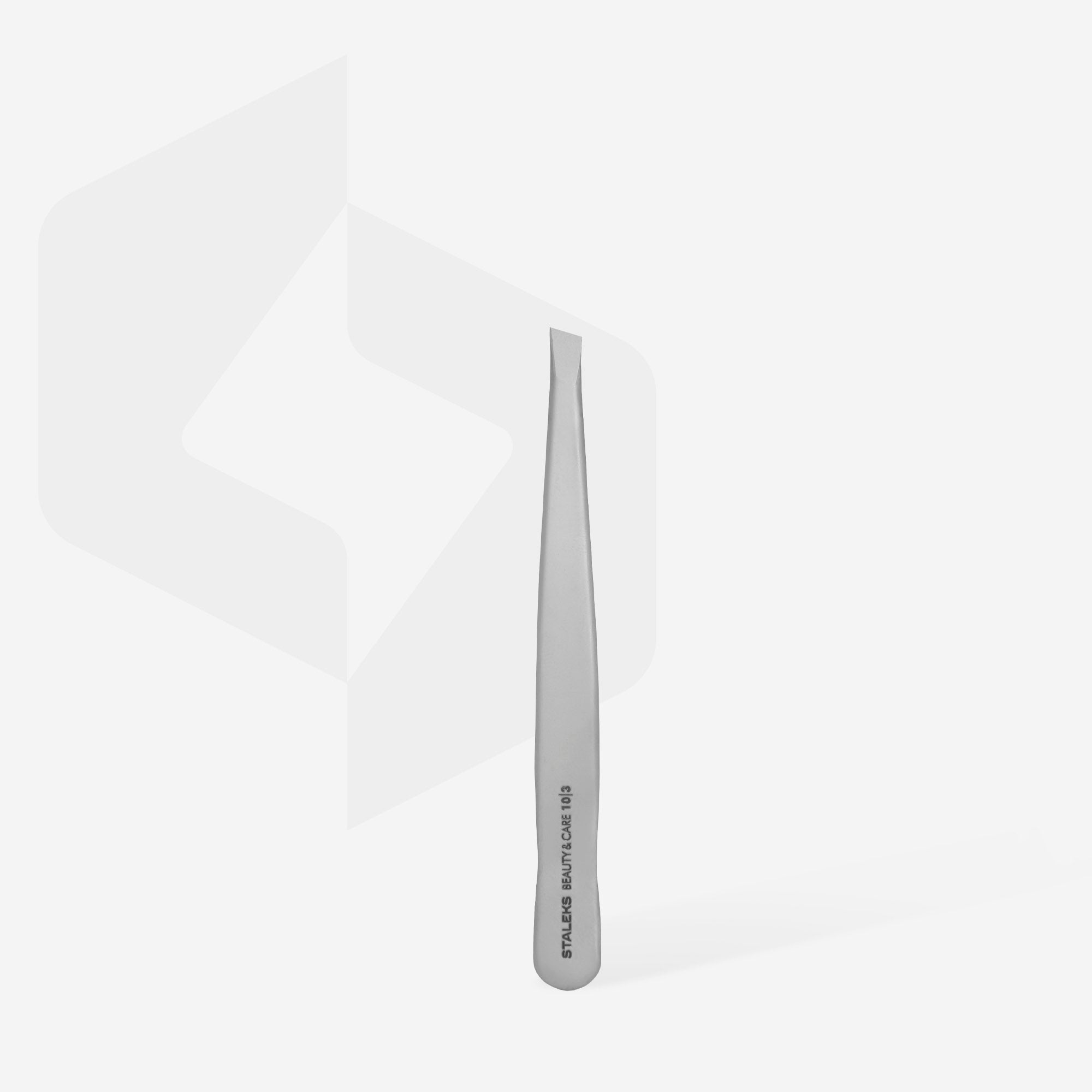 Pinzas para cejas BEAUTY & CARE 10 TYPE 3 (biselado ancho)