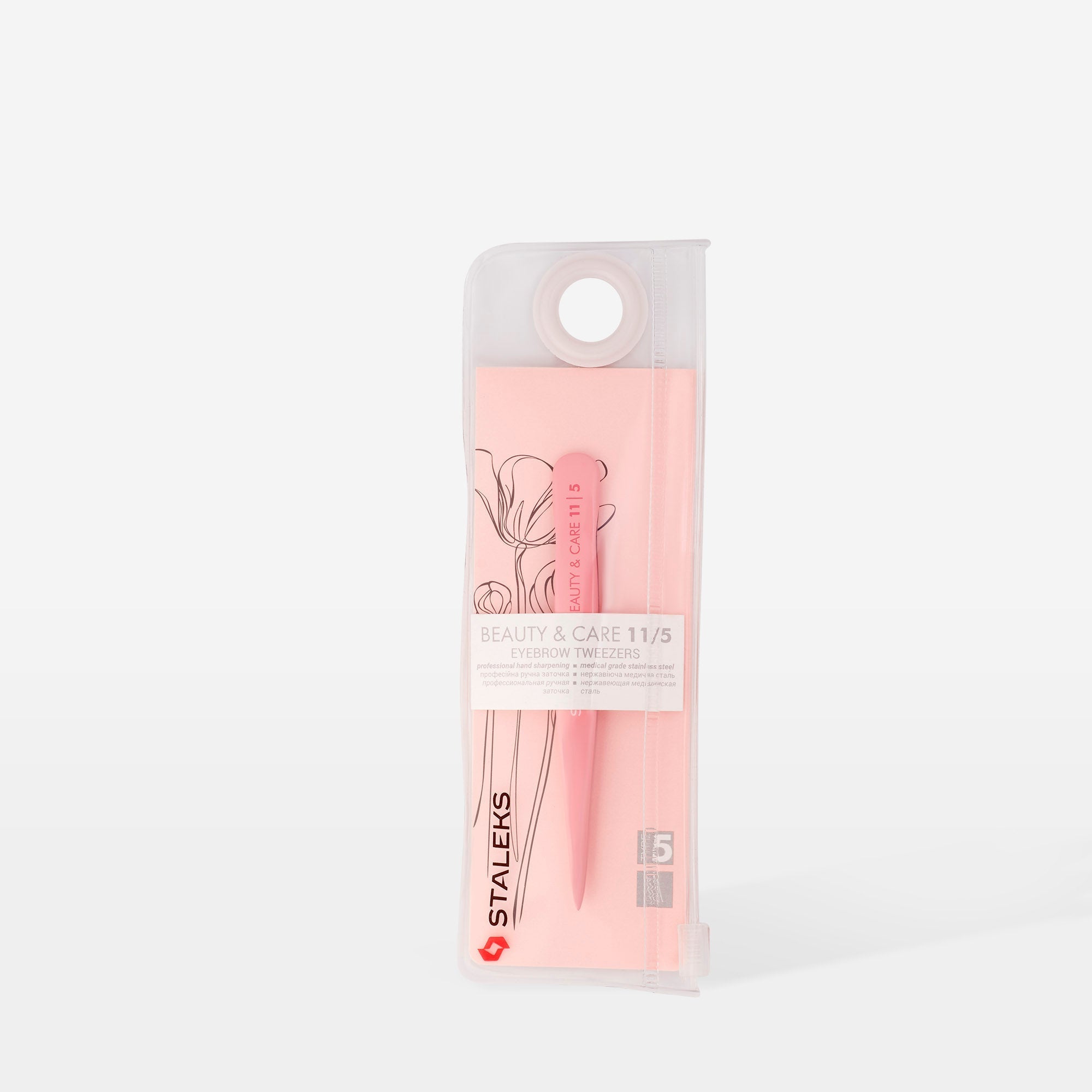 Pinzas para cejas BEAUTY & CARE 11 TYPE 5 (punta)