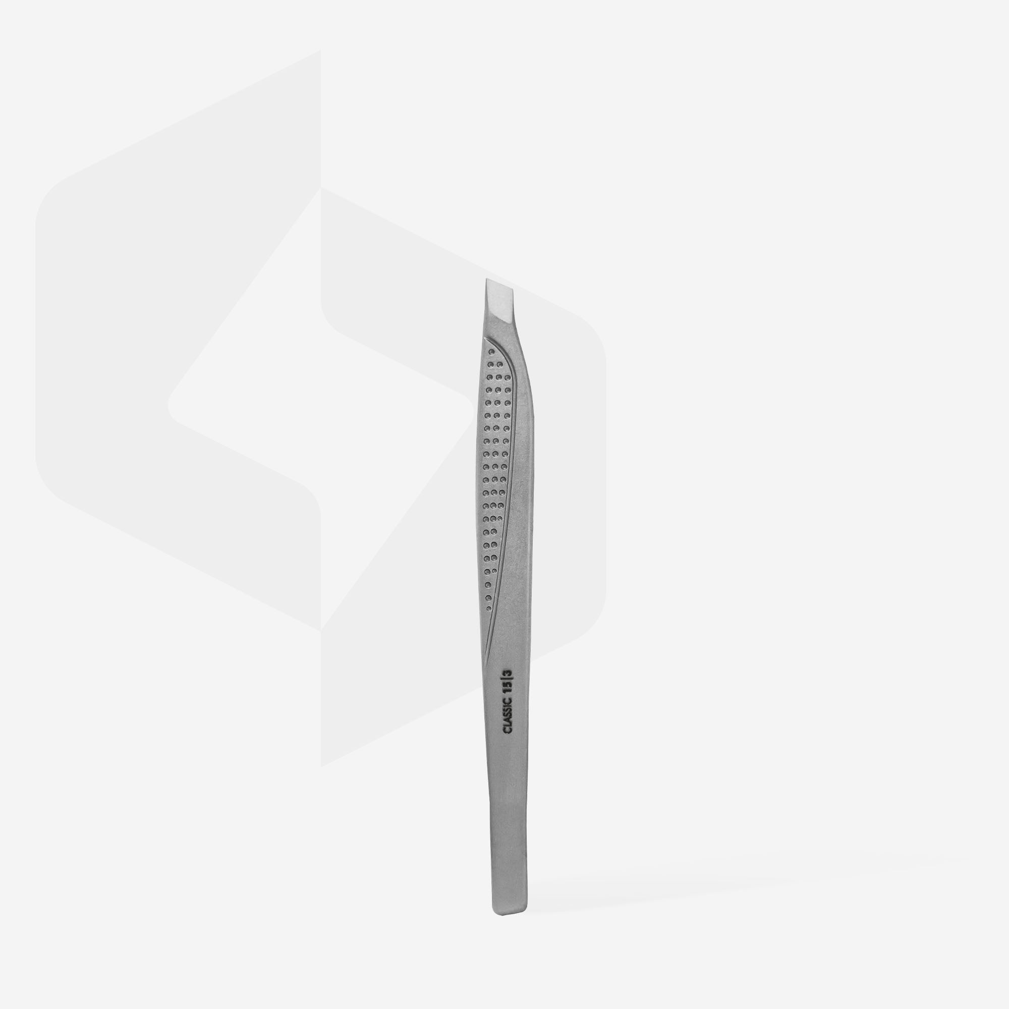 Pinzas para cejas CLASSIC 15 TIPO 3 (biselado ancho)
