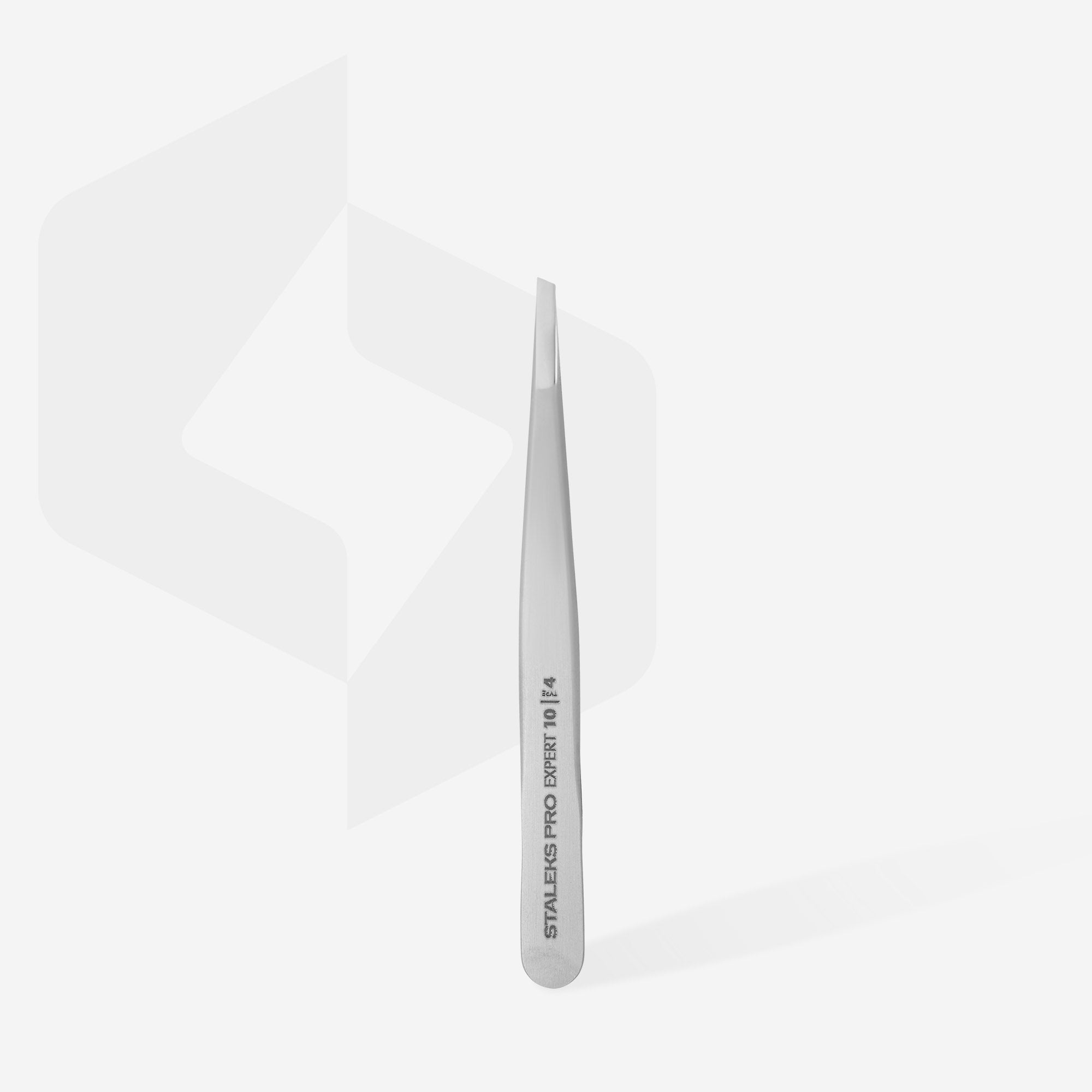 Pinzas para cejas EXPERT 10 TIPO 4 (biselado estrecho)