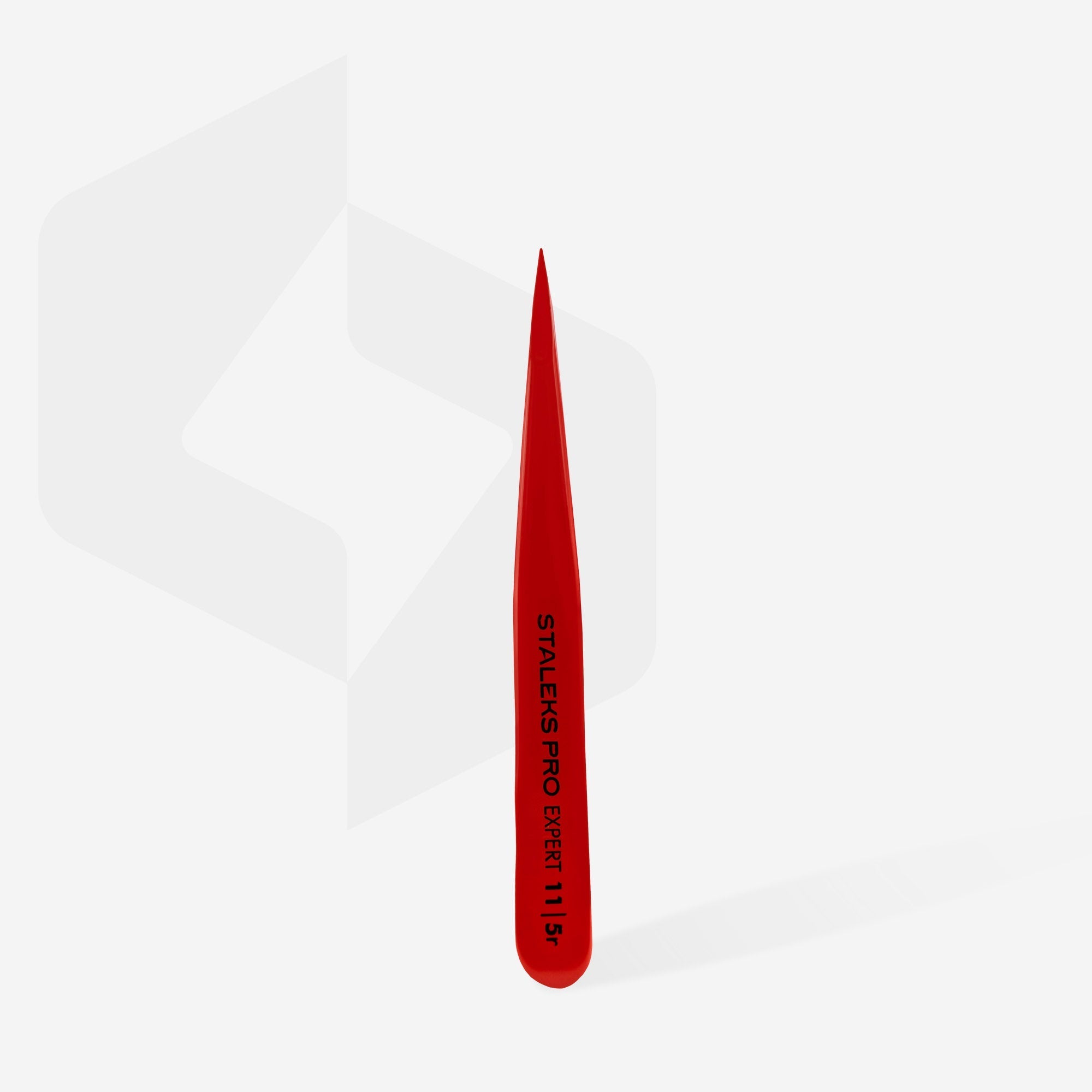 Pinza de cejas roja EXPERT 11 TIPO 5r (punta)