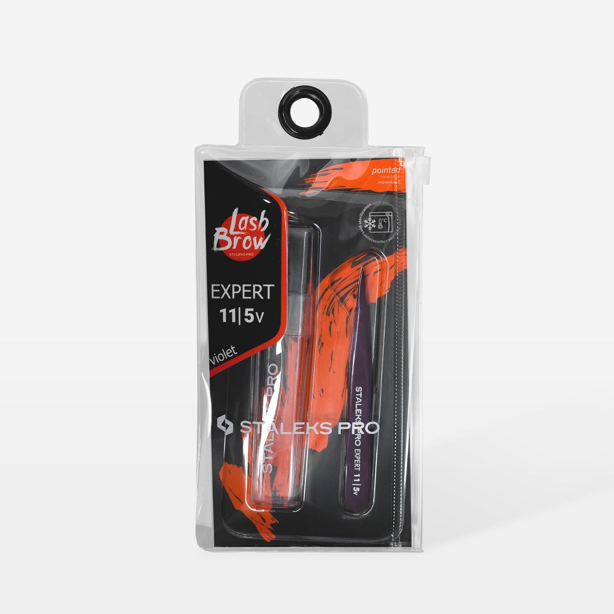 Pinza cejas violeta EXPERT 11 TIPO 5v (punta)