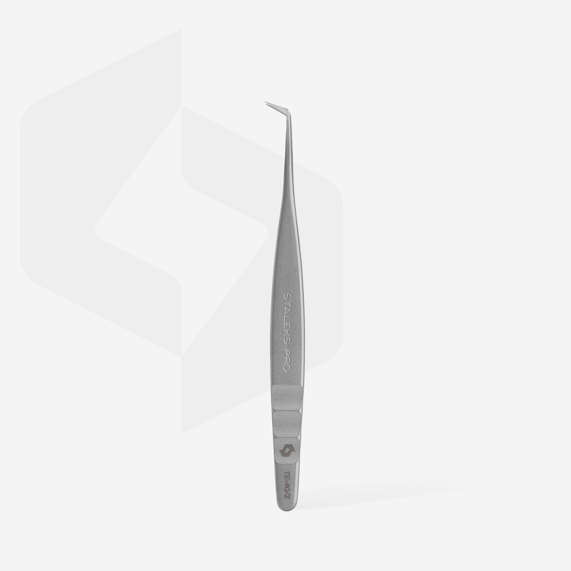 Pinzas de pestañas profesionales EXPERT 40 TIPO 2 (en forma de L, 70')
