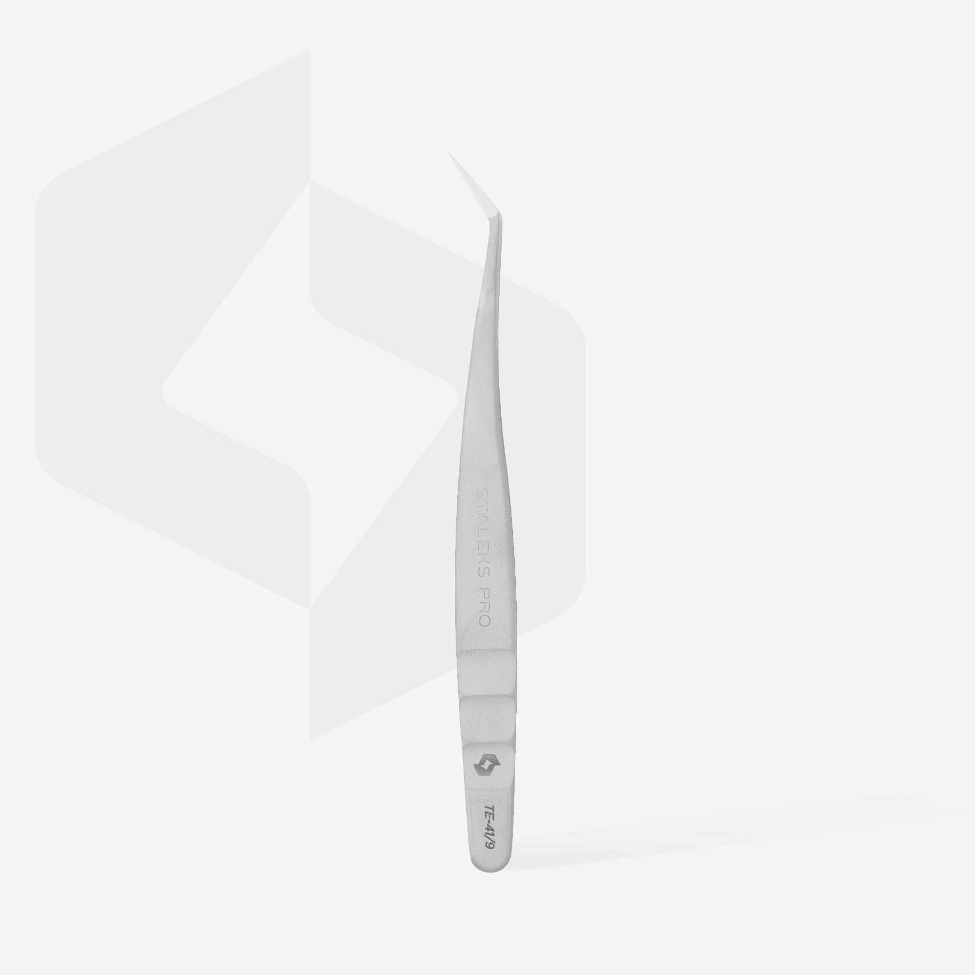 Pinzas de pestañas profesionales EXPERT 41 TIPO 9 (en forma de L, 35')