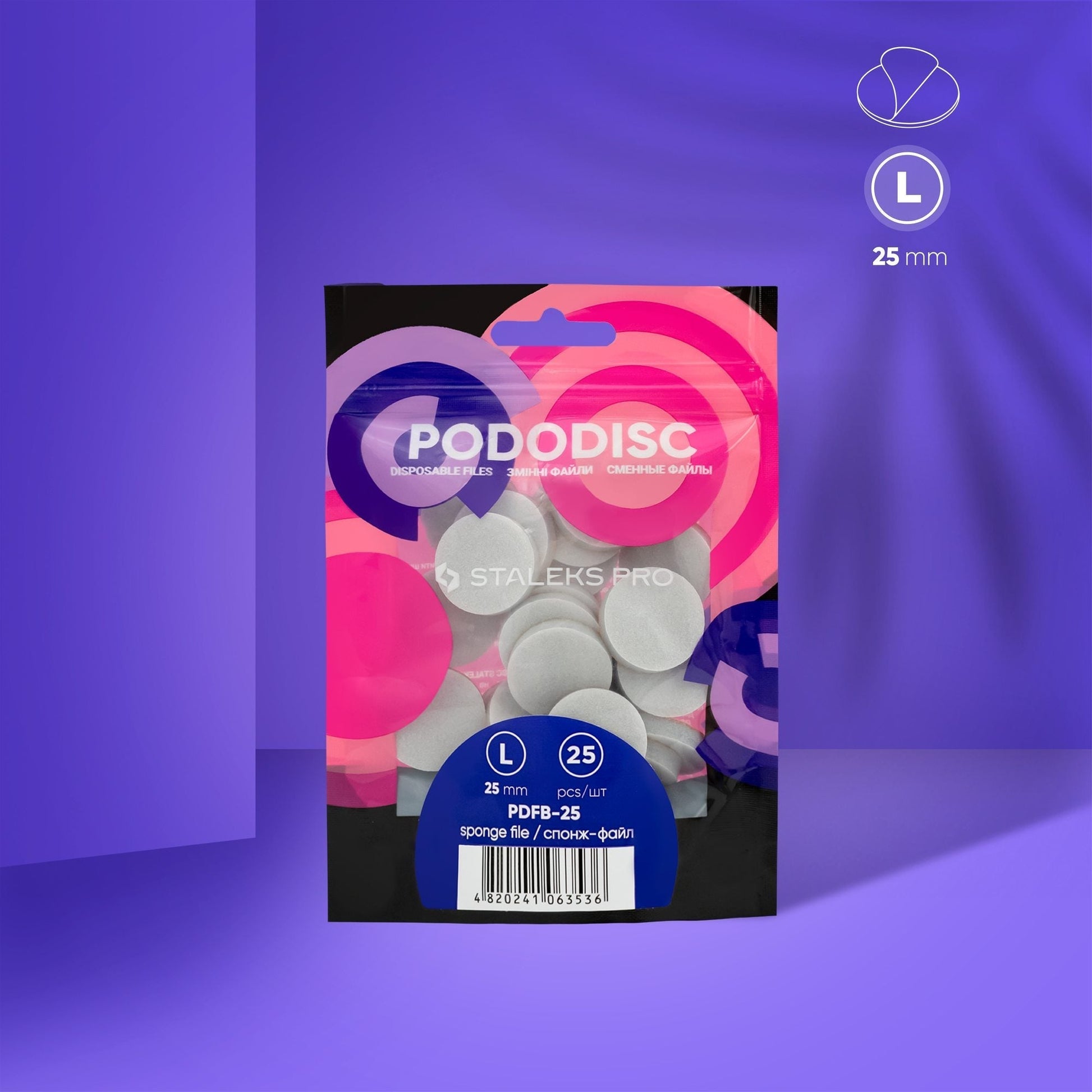 Limas-esponjas PODODISC L