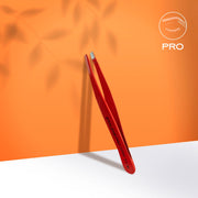 Pinza para cejas roja EXPERT 11 TIPO 4r (biselado estrecho)