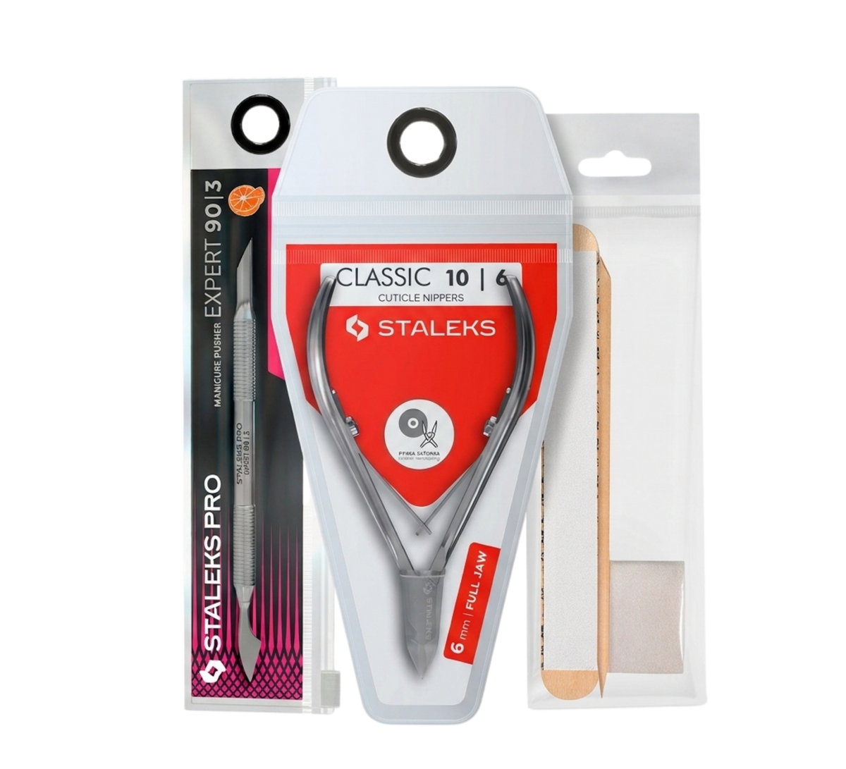 Kit Inicial Manicura — Alicate + Repujador + Set Desechable